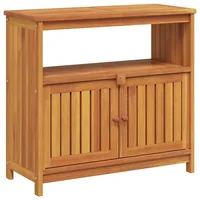 vidaXL Konsolentisch 80 x 75 x 35 cm Massivholz Akazie