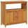 vidaXL Konsolentisch 80 x 75 x 35 cm Massivholz Akazie
