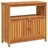 vidaXL Konsolentisch 80 x 75 x 35 cm Massivholz Akazie