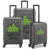 Roncato Interface Koffer-Set 3-tlg. abs/grün