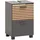 Schildmeyer Waschbeckenunterschrank Katta 158580, anthrazit/Akustikpaneel Optik, 40,2 x 35 x 60,8 cm