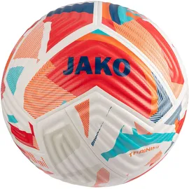 Jako Trainingsball Flow, | Fussball weiß/neongelb/orange 4