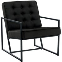 CLP Lounger Avon Samt schwarz