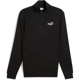 Puma Essentials No. 1 Logo French Terry 1/2-Zip Sweatshirt Herren 01 black M