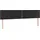 vidaXL Boxspringbett mit Matratze Schwarz 180x200 cm Kunstleder