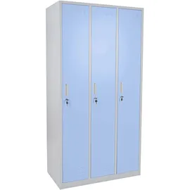 MCW Preston T829-3 90 x 50 x 180 cm Blau