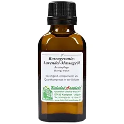Bahnhof-Apotheke Rosengeranie-Lavendel-Massageöl 50ml