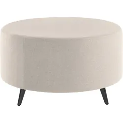 Polsterhocker ANDAS "Hulby", beige (natur), B:80cm H:47cm T:80cm, 100% Polyester, Hocker, passend zur "Hulby"-Recamiere