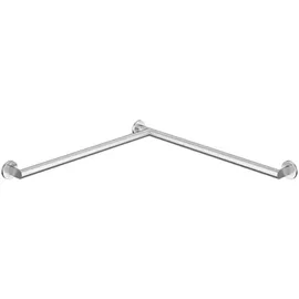 Hewi System 900 Duschhandlauf Edelstahl matt 765 x 765 mm links