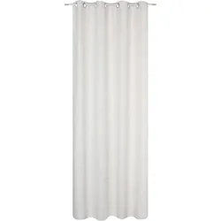 Vorhang HEINE HOME Gr. 4, beige (natur), B:140cm H:245cm, Polyester, Gardinen