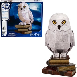 Spin Master 3D-Puzzle 4D Build - Harry Potter - Hedwig Eule, 118 Puzzleteile bunt