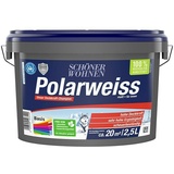 SCHÖNER WOHNEN-Farbe Mix Wandfarbe Polarweiß zum Mischen lassen  (Basismischfarbe 2, 2,5 l)