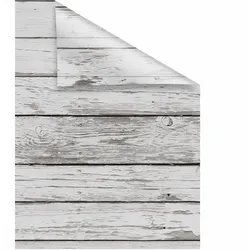 Fensterfolie LICHTBLICK ORIGINAL "Bretter-Vintage" Gr. 4, weiß, B:100cm L:130cm, PVC, Fensterfolien