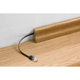 goobay Flachkabel U/UTP Cat6 schwarz 2,0m 95384
