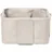 BLOMUS Brotkorb -DESA- | Stahl pulverbeschichtet/100% Baumwolle | Sharkskin | Größe S | H 10 cm x B 20 cm x T 20 cm