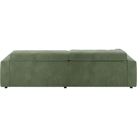 Candy Eckcouch Polyester 3-Sitzer Grün