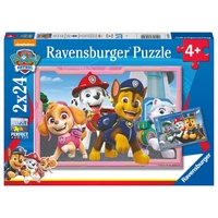 Ravensburger Puzzle 80534 - Paw Patrol Hunde-Helden, 2x24 Teile Kinderpuzzle, für Paw Patrol Fans ab 4 Jahren, Paw Patrol Spielzeug, Paw Patrol Geschenke