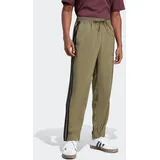 adidas Essentials 3-Streifen Stanford Open Hem Hose Olive Strata / Black S
