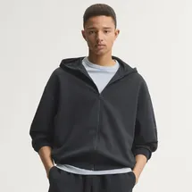 adidas SOFT LUX KAPUZENJACKE - Black