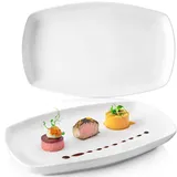 sänger Servierplatten Set Bilgola in Weiß aus Porzellan | Gr.: onesize