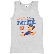 Paw Patrol Tank Top Play Patrol Chase Kinder Shirt Hemdchen Ärmellos grau | Gr.: 122-128