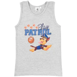 Paw Patrol Tank Top Play Patrol Chase Kinder Shirt Hemdchen Ärmellos grau | Gr.: 122-128