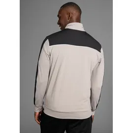 Bruno Banani Sweatjacke in black/grey | Gr.: 4XL