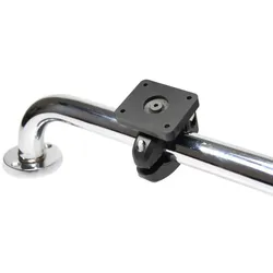 Brodit Pipe Mount with Mounting Plate - Rohrhalterung
