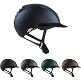 RL24 - Reithelm Duell von Casco inkl. Schutzbeutel | Reitkappe Damen, Herren & Kinder | verbesserte Belüftung & ergonomisch Perfekter Sitz | Reiterhelm in Dunkelblau in Größe M (55-57cm)