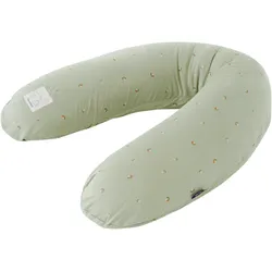 Stillkissen TRÄUMELAND "Stillkissen elastisch Fiore grün", grün, B:40cm L:180cm, Bezug: 100% Baumwolle. Füllung: 100% Polyester, Funktionskissen