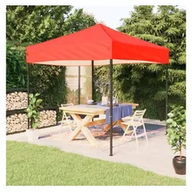 vidaXL Partyzelt Faltbar Rot 3x3 m