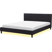 Beliani Fitou 180 x 200 cm Schwarz