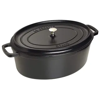 31 cm oval schwarz