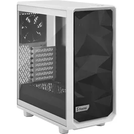 Fractal Design Meshify 2 Compact White TG Clear Tint Midi Tower Gaming Gehäuse FD-C-MES2C-05
