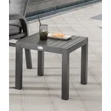 Destiny Beistelltisch Capri Aluminium, 47x47x43cm, anthrazit