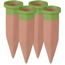 Relaxdays Tonspitzen Bewässerung 4er Set 9,5 x 3 x 3 cm