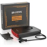 Brandson Heizlüfter 1000 W rot/schwarz