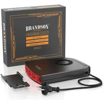 Brandson Heizlüfter 1000 W rot/schwarz