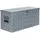 vidaXL Aluminiumkiste 90,5x35x40 cm silber