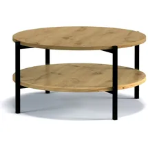 konsimo® Geris Braun Eiche 84,2 x 43 x 84,2 cm