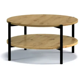 konsimo® Geris Braun Eiche 84,2 x 43 x 84,2 cm