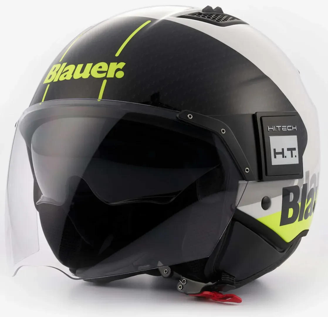 Blauer BET Urban Jethelm, schwarz-weiss-gelb, Größe XS für Männer