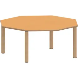 Tisch ZALOTTI mit Linoleum-Belag