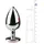 easytoys »Rosa L« Analplug aus Metall Silber