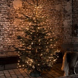Konstsmide 6320-810 Weihnachtsbaum-Beleuchtung Außen netzbetrieben LED Baummantel mit Ring 8 Stränge 30 Dioden, mit Glimmereffekt 240 Lampen