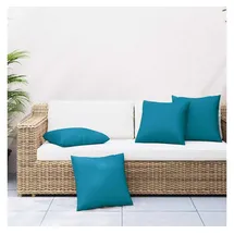 vidaXL Sofakissen 50 x 50 cm Blau