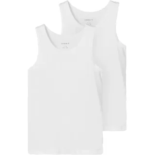 NAME IT Nkmtank TOP 2p Noos Unterhose, Bright White, 98