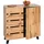 Mendler HWC-M46 88 x 80 x 34 cm Braun
