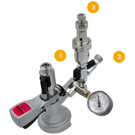 ich-zapfe Füllzapfkopf zum Befüllen von KEG-Bierfässern, Execution_Zapfkopf:KORB Füllzapfkopf