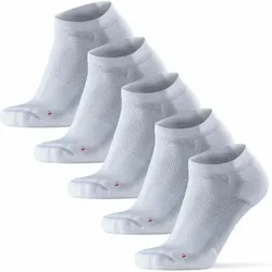 Laufsocken Long Distance Low-Cut weiß One Size